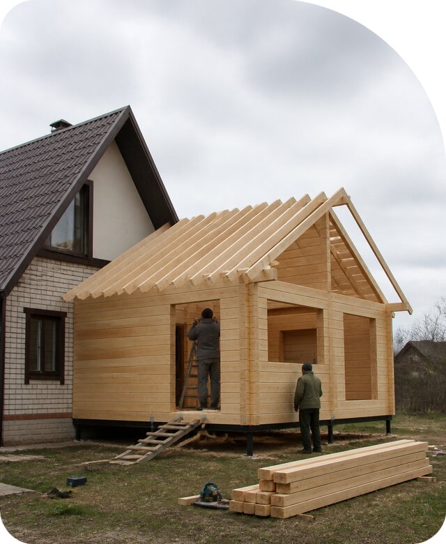 Пристройка из бруса в Соли-Илецке по цене от 15627 р. | РадиДОМА-Сои